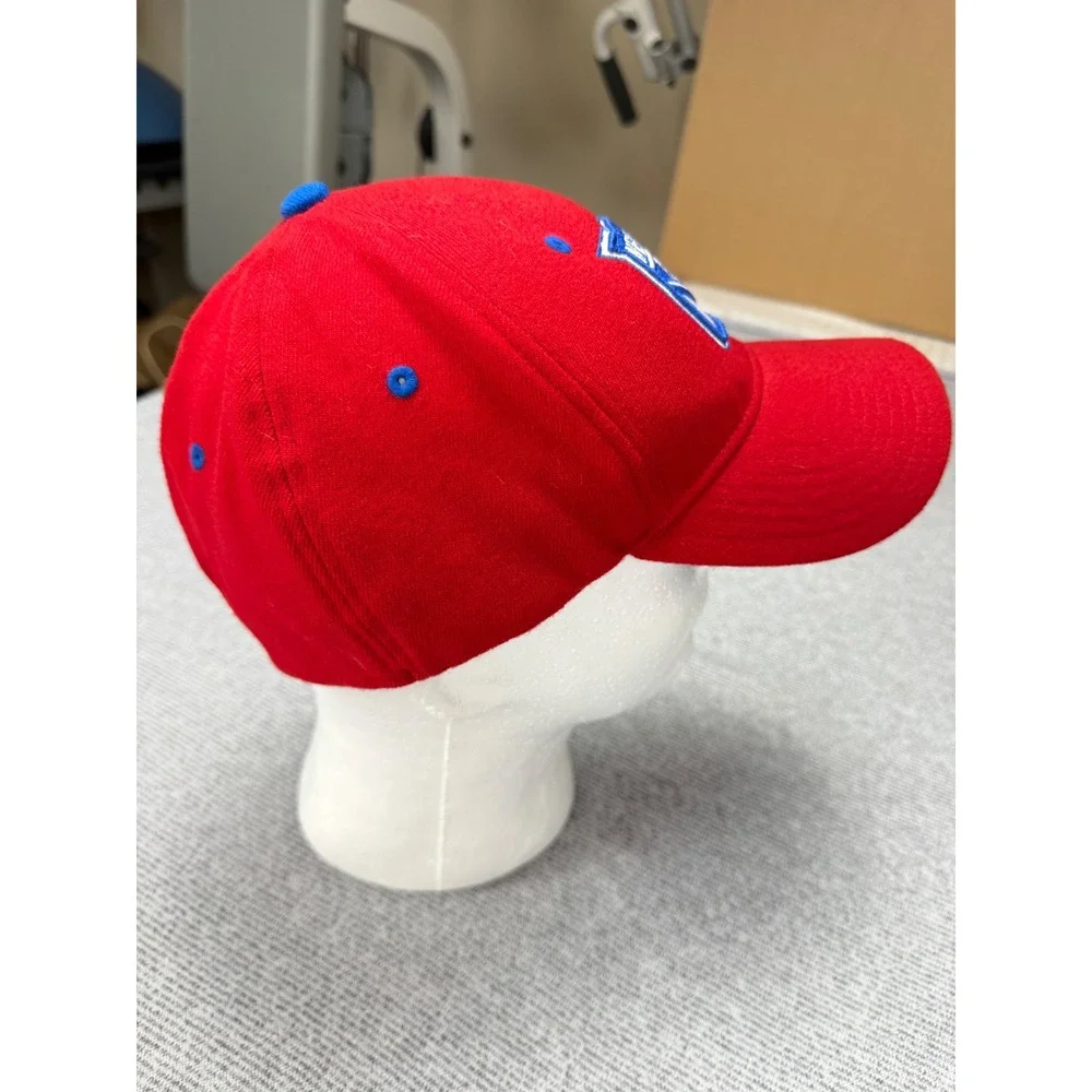 Zephyr New York Rangers NHL Hat Red Blue XL‎ Fitted Stretch Cap Hockey Logo